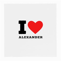 I Love Alexander Medium Glasses Cloth (2 Sides) by ilovewhateva