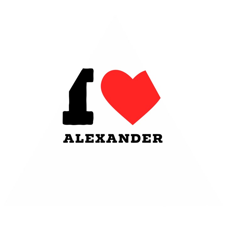 I love alexander Wooden Puzzle Triangle