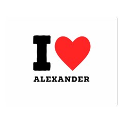 I Love Alexander Premium Plush Fleece Blanket (large) by ilovewhateva