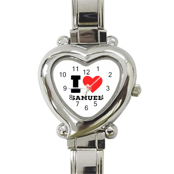 I love samuel Heart Italian Charm Watch