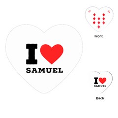 I Love Samuel Playing Cards Single Design (heart) by ilovewhateva