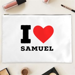 I Love Samuel Cosmetic Bag (xxl) by ilovewhateva