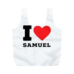 I Love Samuel Full Print Recycle Bag (m) by ilovewhateva