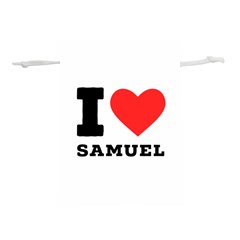 I Love Samuel Lightweight Drawstring Pouch (s) by ilovewhateva