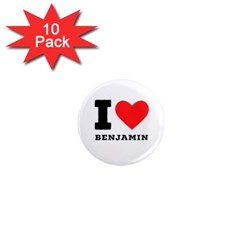 I Love Benjamin 1  Mini Magnet (10 Pack)  by ilovewhateva