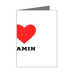 I Love Benjamin Mini Greeting Card by ilovewhateva