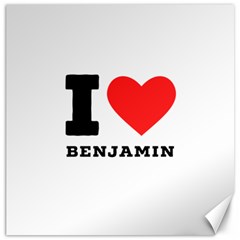 I Love Benjamin Canvas 16  X 16  by ilovewhateva