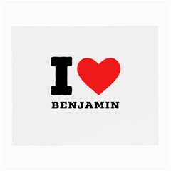 I Love Benjamin Small Glasses Cloth (2 Sides) by ilovewhateva