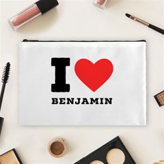 I Love Benjamin Cosmetic Bag (large) by ilovewhateva