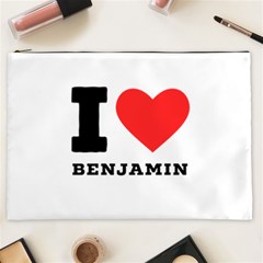 I Love Benjamin Cosmetic Bag (xxl) by ilovewhateva