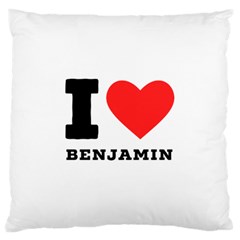 I Love Benjamin Standard Premium Plush Fleece Cushion Case (one Side) by ilovewhateva