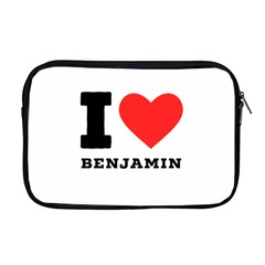 I Love Benjamin Apple Macbook Pro 17  Zipper Case by ilovewhateva