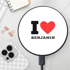 I Love Benjamin Wireless Fast Charger(black) by ilovewhateva