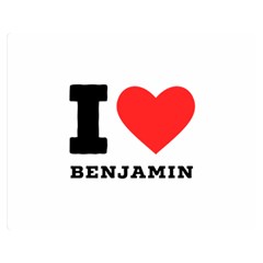 I Love Benjamin Premium Plush Fleece Blanket (medium) by ilovewhateva