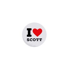 I Love Scott 1  Mini Buttons by ilovewhateva