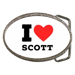 I Love Scott Belt Buckles by ilovewhateva