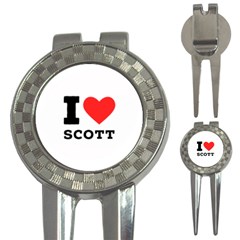 I Love Scott 3-in-1 Golf Divots by ilovewhateva