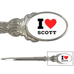 I Love Scott Letter Opener by ilovewhateva