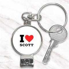 I Love Scott Nail Clippers Key Chain by ilovewhateva