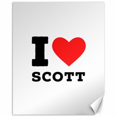 I Love Scott Canvas 11  X 14  by ilovewhateva