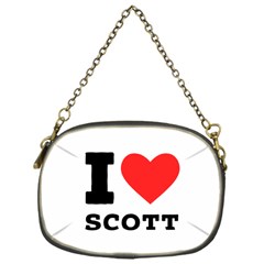 I Love Scott Chain Purse (one Side) by ilovewhateva