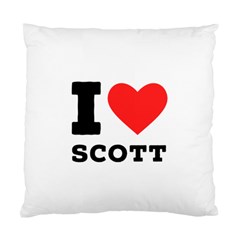 I Love Scott Standard Cushion Case (two Sides) by ilovewhateva