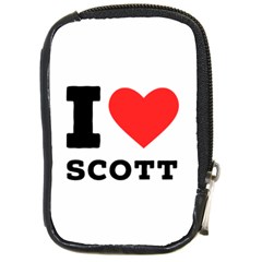 I Love Scott Compact Camera Leather Case by ilovewhateva