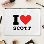 I love scott Cosmetic Bag (XL) Front