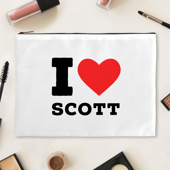 I love scott Cosmetic Bag (XL)