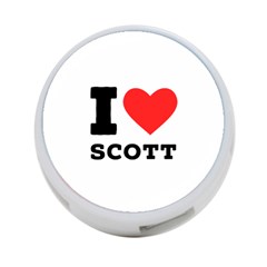 I Love Scott 4-port Usb Hub (one Side) by ilovewhateva