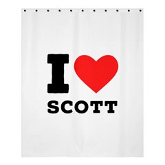 I Love Scott Shower Curtain 60  X 72  (medium)  by ilovewhateva