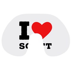 I Love Scott Travel Neck Pillow by ilovewhateva