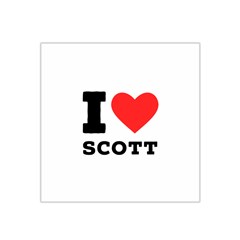 I Love Scott Satin Bandana Scarf 22  X 22  by ilovewhateva