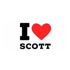 I Love Scott Satin Wrap 35  X 70  by ilovewhateva