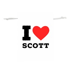 I Love Scott Lightweight Drawstring Pouch (s) by ilovewhateva