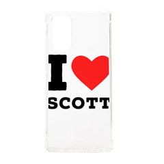 I Love Scott Samsung Galaxy Note 20 Tpu Uv Case by ilovewhateva