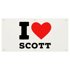 I Love Scott Banner And Sign 4  X 2  by ilovewhateva