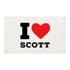 I Love Scott Banner And Sign 5  X 3  by ilovewhateva