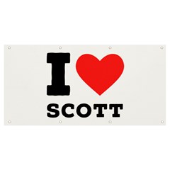 I Love Scott Banner And Sign 8  X 4  by ilovewhateva