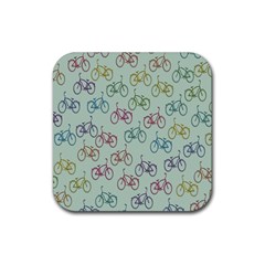 Bicycle Rubber Coaster (square) by nateshop