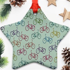 Bicycle Star Ornament (two Sides) by nateshop