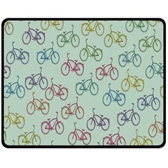 Bicycle Fleece Blanket (medium) by nateshop