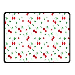 Cherries Fleece Blanket (small) by nateshop