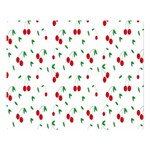 Cherries Two Sides Premium Plush Fleece Blanket (Large) Blanket Back