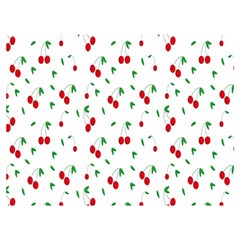 Cherries Premium Plush Fleece Blanket (extra Small) by nateshop