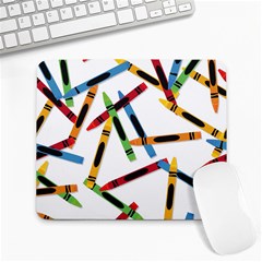 Crayons Large Mousepad by nateshop