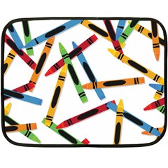 Crayons Fleece Blanket (Mini)