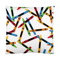 Crayons Standard Cushion Case (one Side) by nateshop