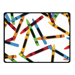 Crayons Fleece Blanket (Small)