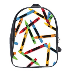 Crayons School Bag (XL)